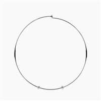 Collana Kidult Donna Hula-hoop in Acciaio 751247